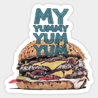 My Yummy Yum Yum Sticker